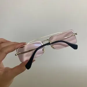 Miu Miu Socit 58mm Square Pink Lens Sunglasses Miu Miu | Accessories | Miu Miu Socit 58mm Square Pink Lens  main image 2